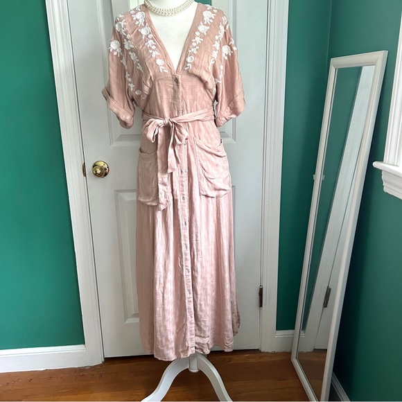 Free People Women’s Love to Love You Embroidered Dress X Small - Picture 3 of 16